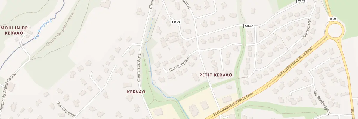 Plan du 180 Rue du Prajen à Brest