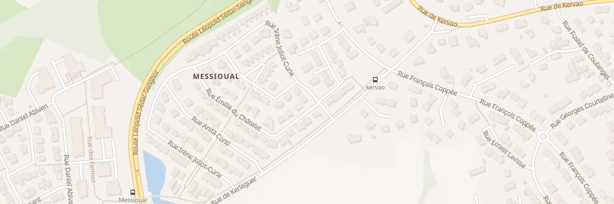 Plan du 40 Rue Irène Joliot-Curie à Brest