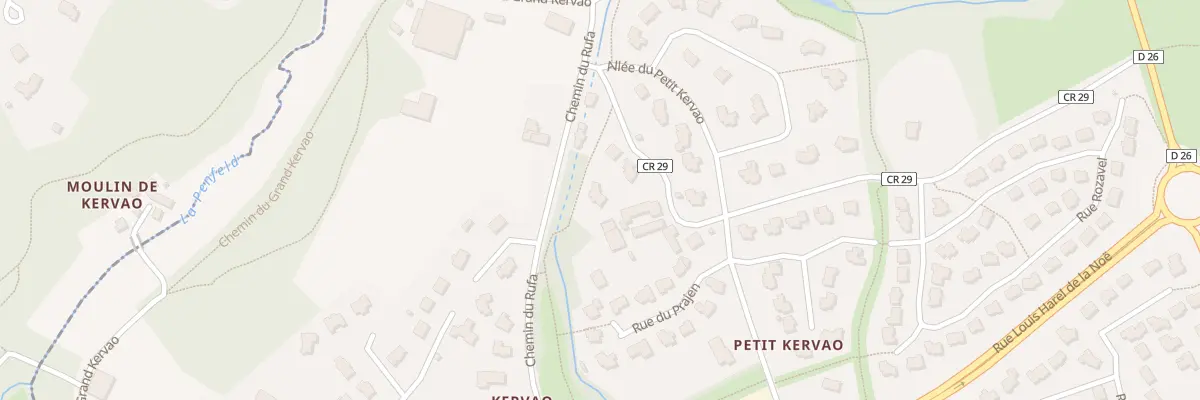 Plan du 440 Che du Petit Kervao à Brest