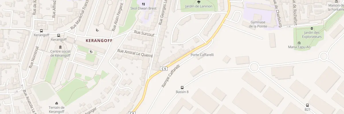 Plan du 37 Rte de la Corniche à Brest