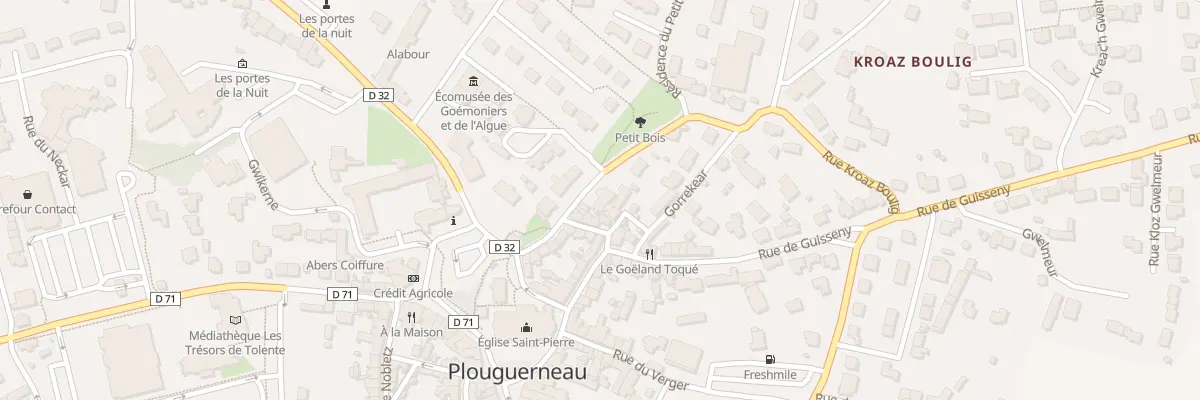 Plan du 10 Rue de Kroaz Boulig à Plouguerneau