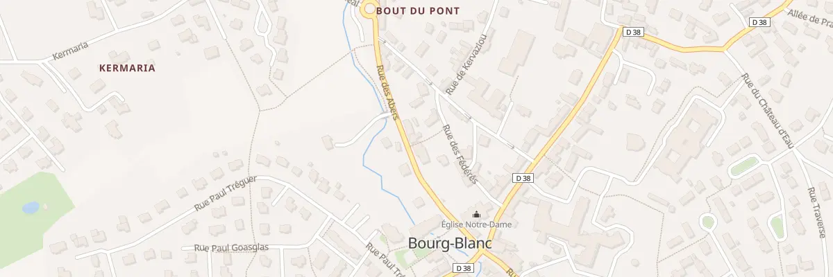 Plan du 8 Rue des Abers à Bourg-Blanc