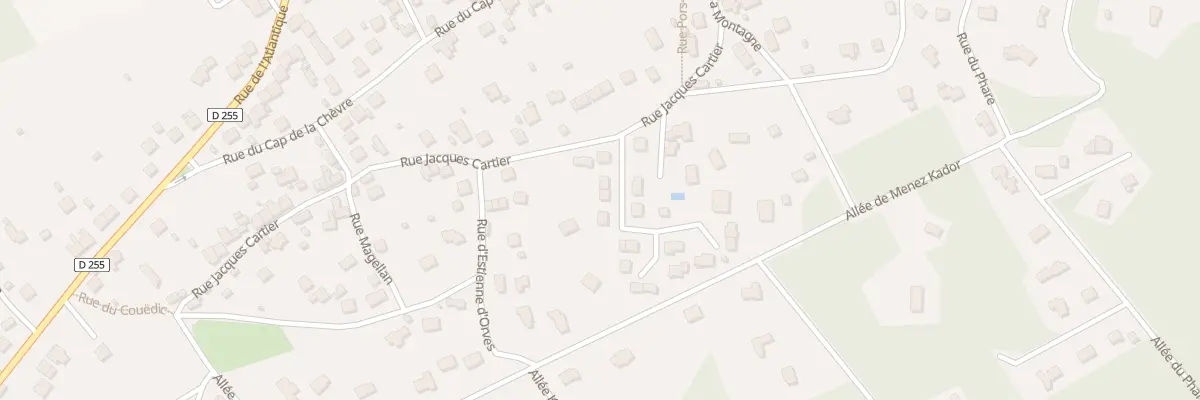 Plan du 4 Rue Salvador Allendé à Crozon