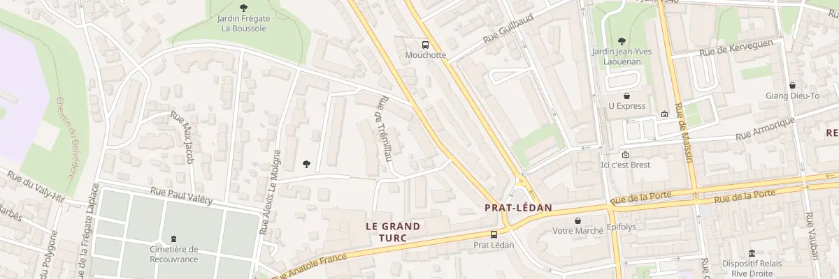 Plan du 9B Rue de Guilers à Brest