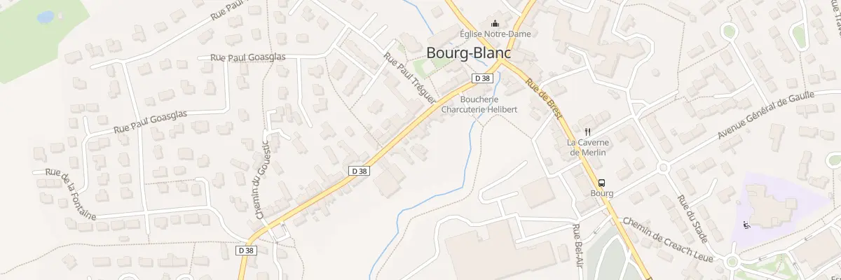 Plan du 15 Rue Saint Yves à Bourg-Blanc