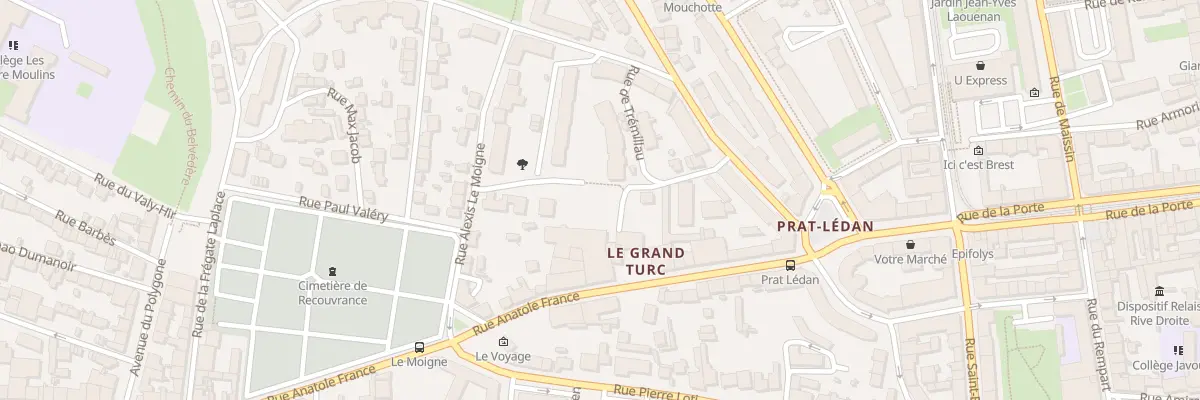 Plan du 11 Ven Prat Ledan à Brest