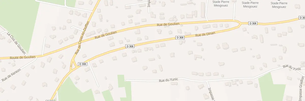 Plan du 91B Rue de Dinan à Crozon