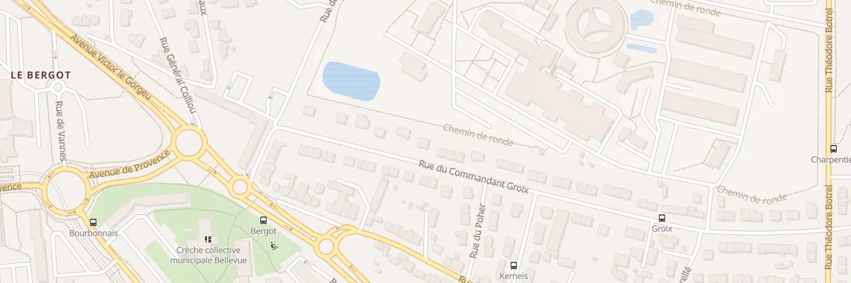 Plan du 83 Rue du Commandant Groix à Brest