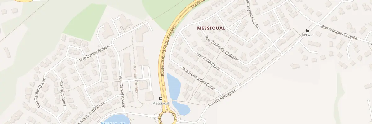 Plan du 490 Rue Irène Joliot-Curie à Brest