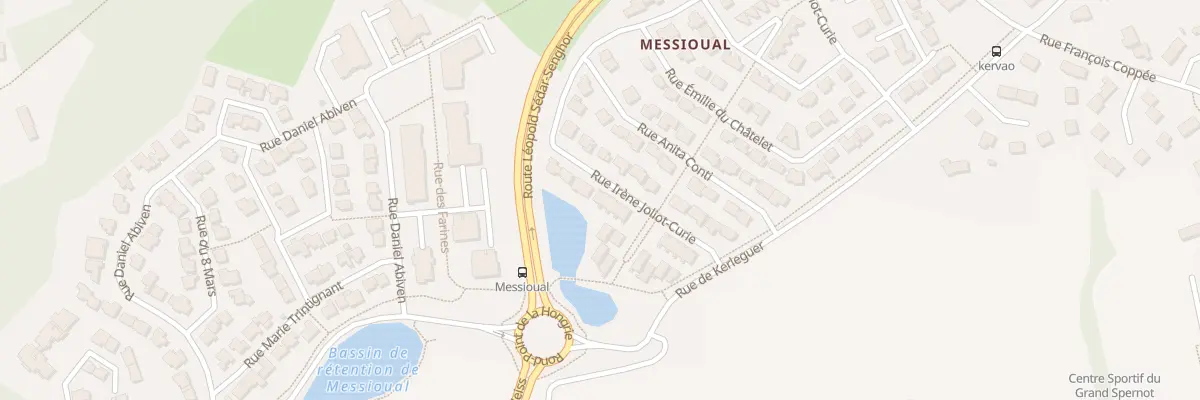 Plan du 495 Rue Irène Joliot-Curie à Brest