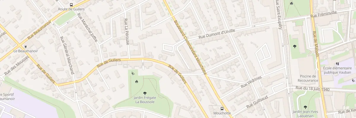 Plan du 32 Rue de Guilers à Brest