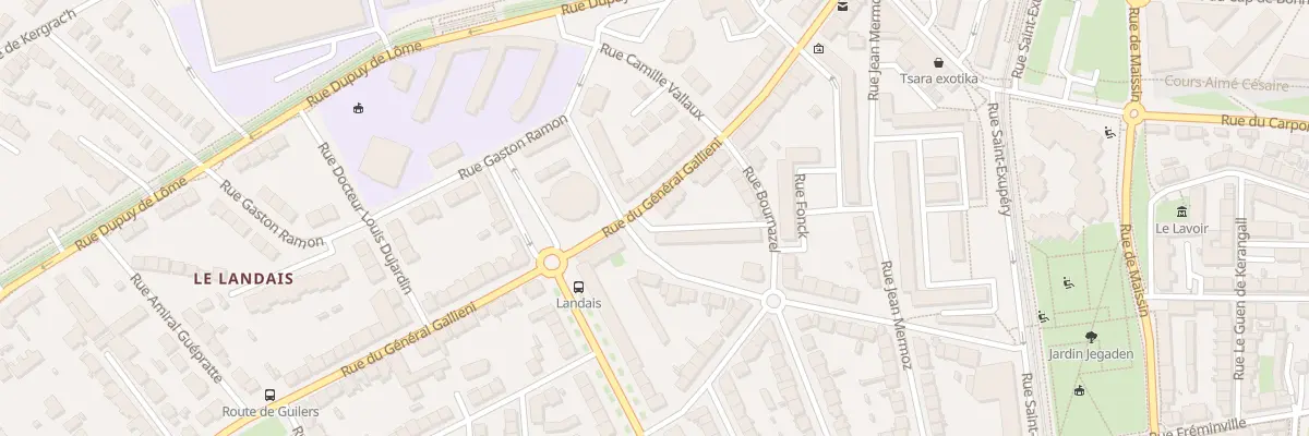 Plan du 7 Rue Bournazel à Brest