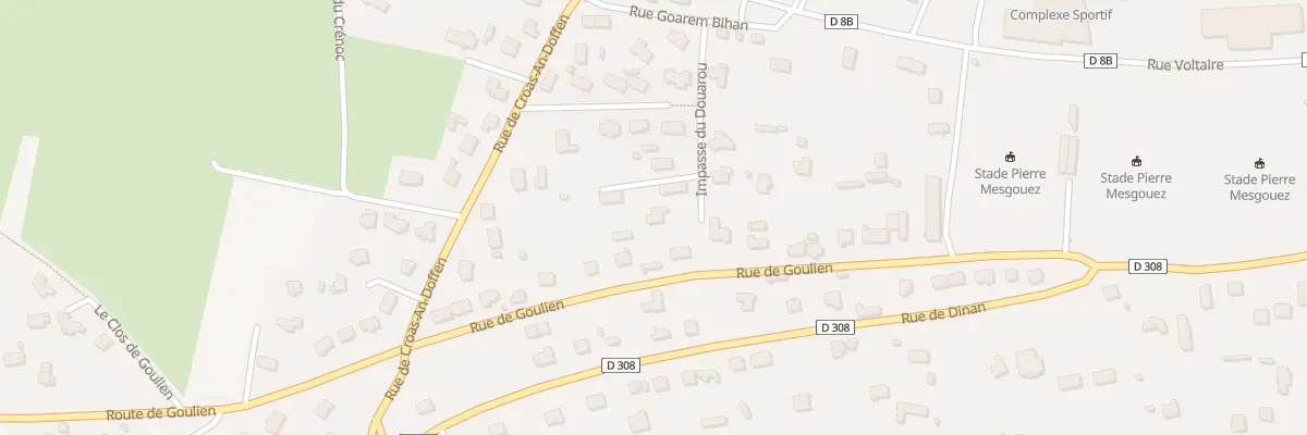 Plan du 6 Imp du Douarou à Crozon