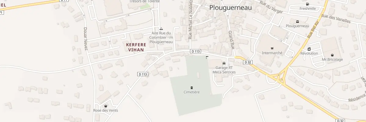 Plan du 9 Rue de Lannilis à Plouguerneau