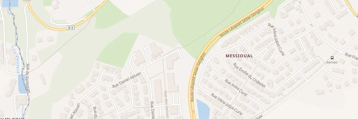 Plan du 225 Rue des Farines à Brest