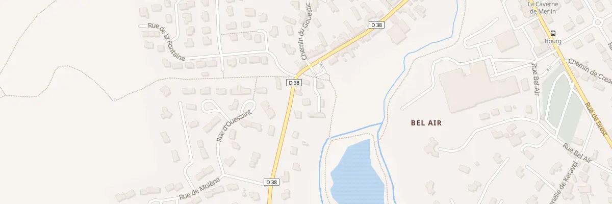 Plan du 51B Rue Saint Yves à Bourg-Blanc