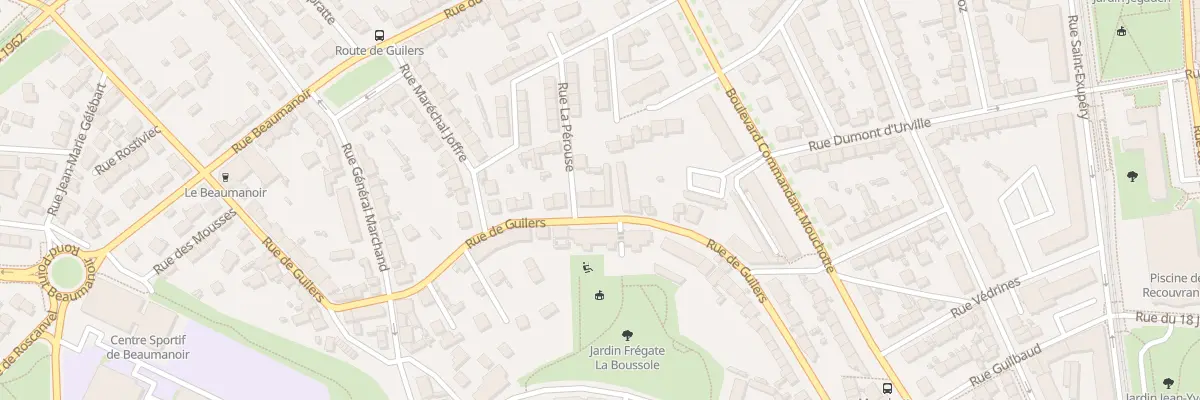 Plan du 50 Rue de Guilers à Brest