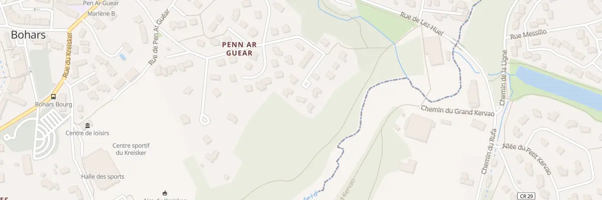 Plan du 3 Imp de la Garenne à Bohars