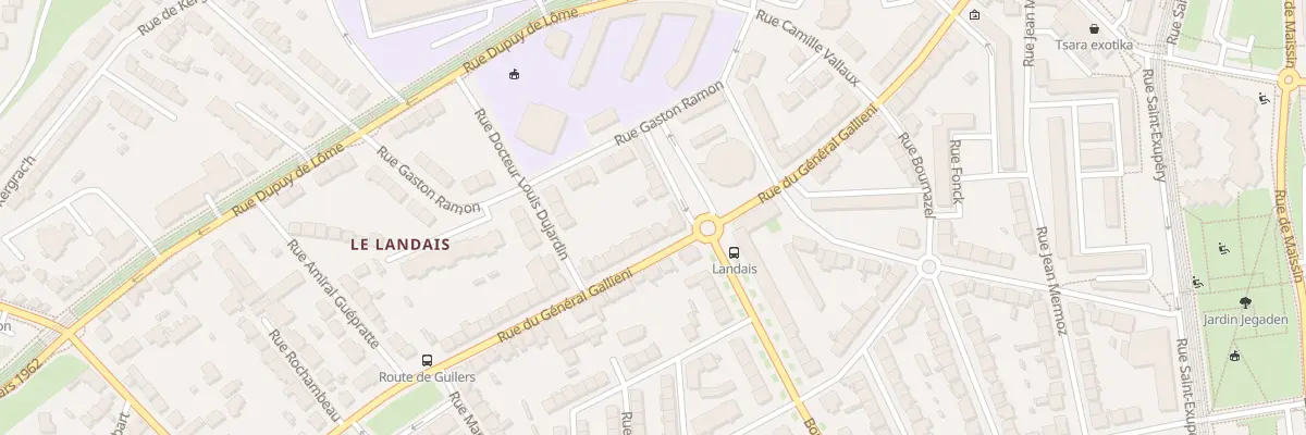 Plan du 30 Rue Général Galliéni à Brest