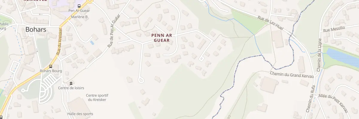 Plan du 66 Rue de Pen ar Guéar à Bohars