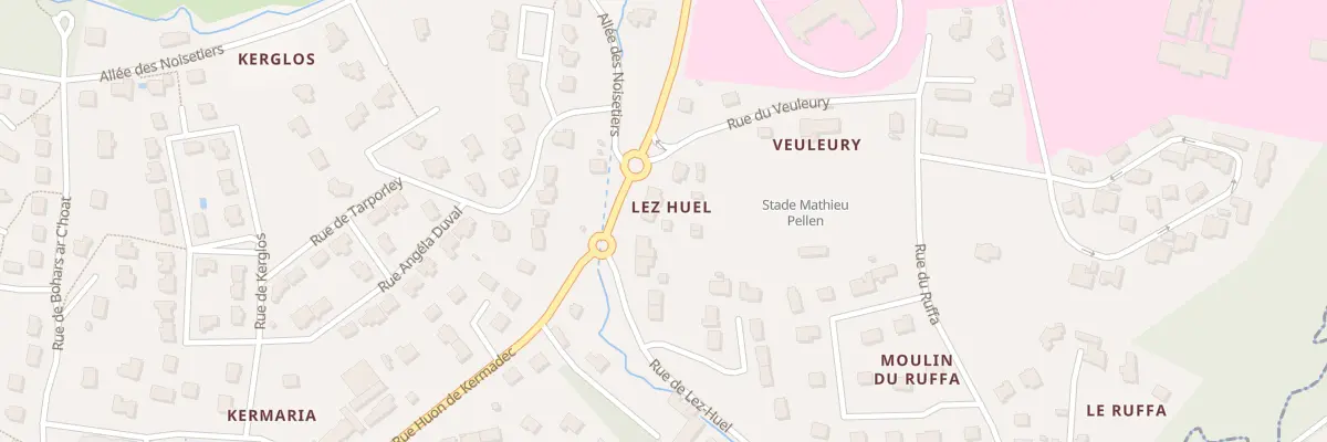 Plan du 50 Rue de Lez-Huel à Bohars