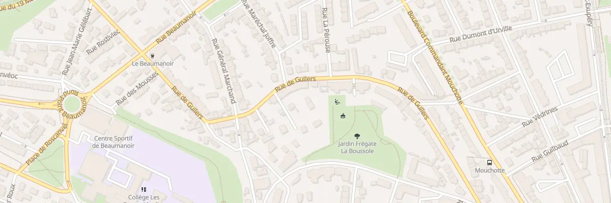 Plan du 67 Rue de Guilers à Brest