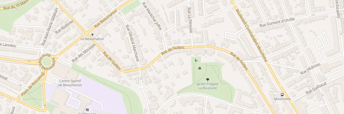 Plan du 67B Rue de Guilers à Brest