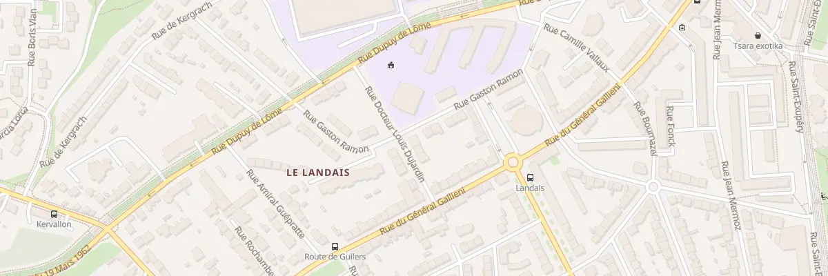 Plan du 7 Rue du Doc Louis Dujardin à Brest