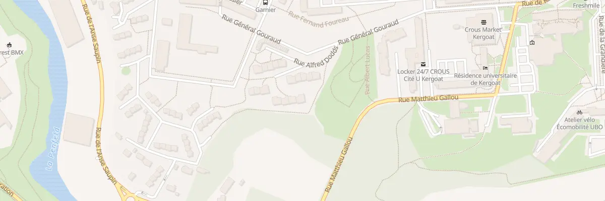 Plan du 11 Rue Alfred Dodds à Brest