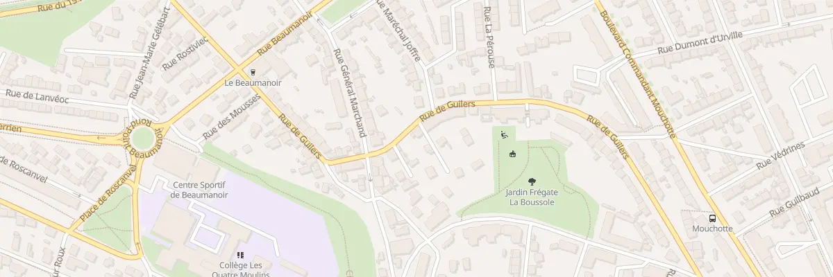 Plan du 75 Rue de Guilers à Brest