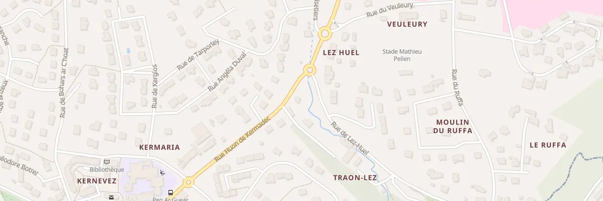 Plan du 21 Rue J Michel Huon de Kermadec à Bohars