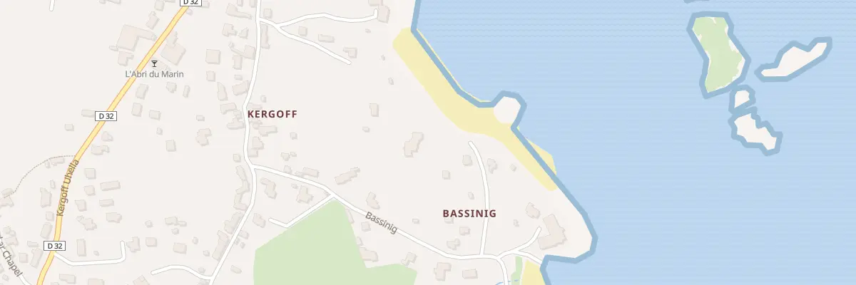 Plan du 387 Bassinig à Plouguerneau