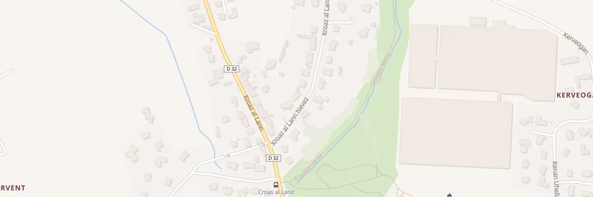 Plan du 81 Kroaz al Lann Nevez à Plouguerneau