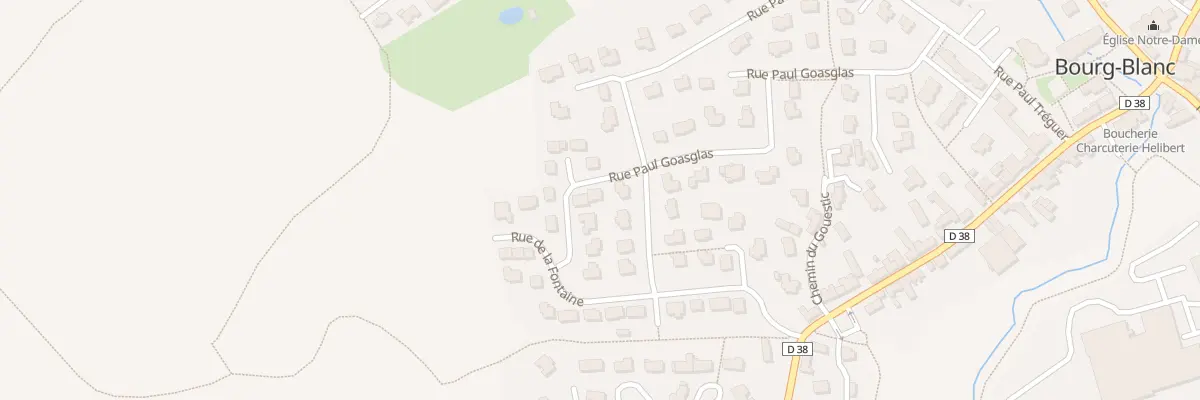 Plan du 17 Rue Paul Goasglas à Bourg-Blanc