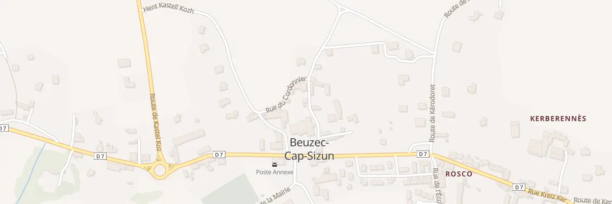 Plan du 79 Rue Henri Matisse à Beuzec-Cap-Sizun