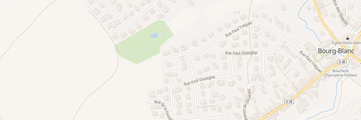 Plan du 36 Rue Paul Tréguer à Bourg-Blanc
