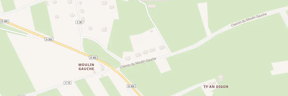 Plan du 9001 Moulin Gauche à Crozon