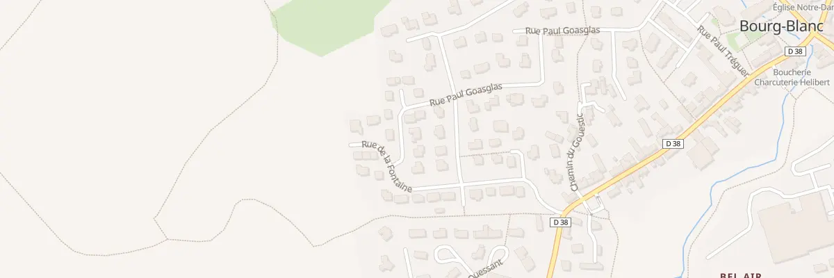 Plan du 21 Rue Paul Goasglas à Bourg-Blanc