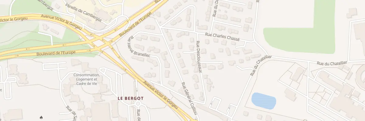 Plan du 15 Rue Général Colliou à Brest