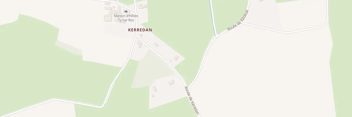 Plan du 812 Keredan à Plouhinec