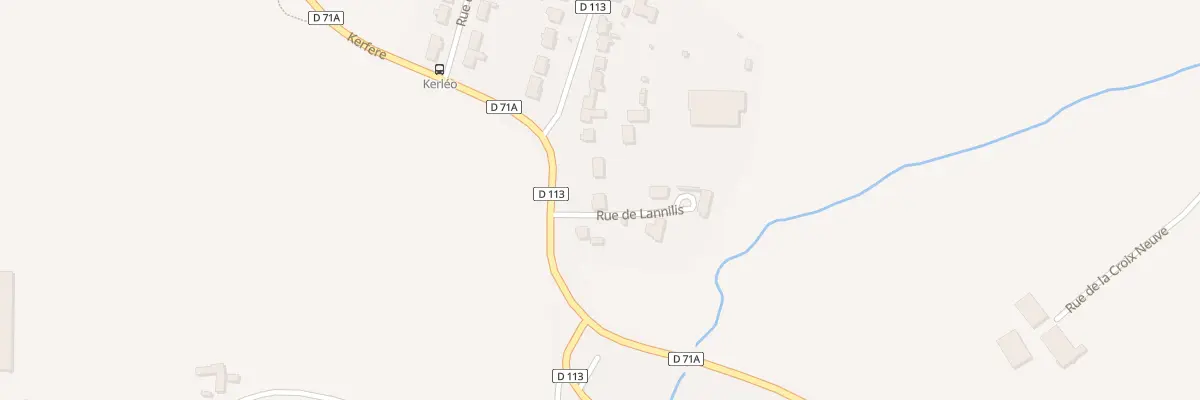 Plan du 47 Rue de Lannilis à Plouguerneau