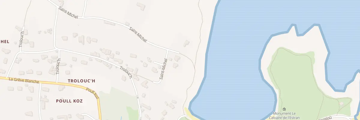 Plan du 876 Saint Michel à Plouguerneau