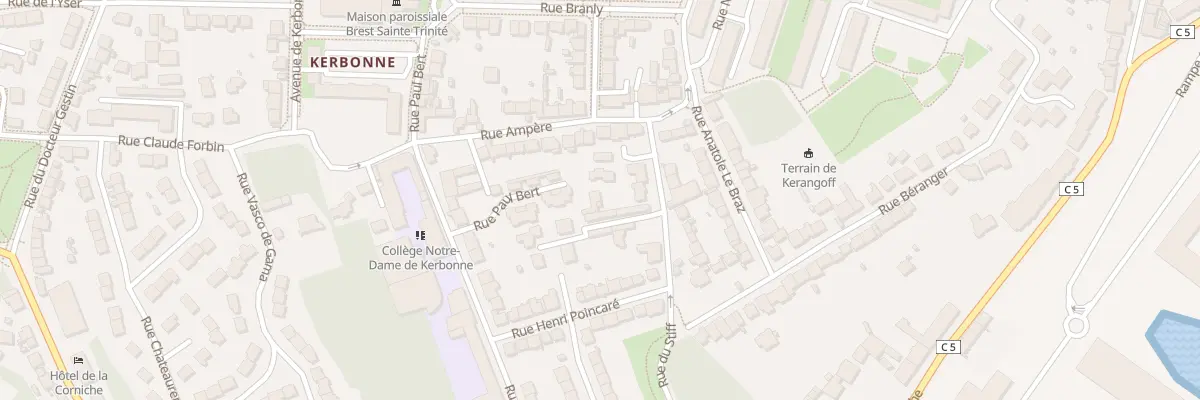 Plan du 8 Rue du Stiff à Brest