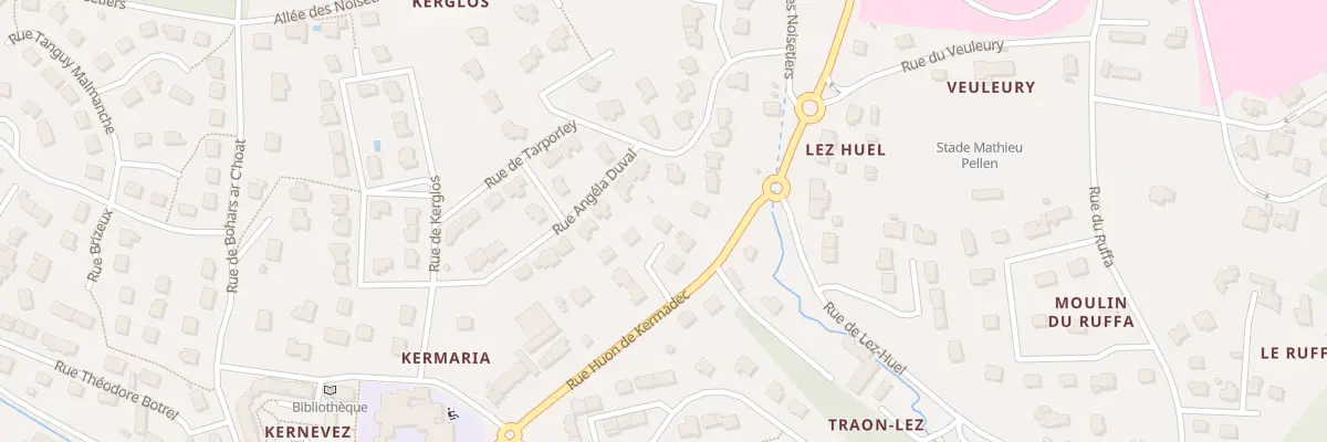 Plan du 24 Rue J Michel Huon de Kermadec à Bohars