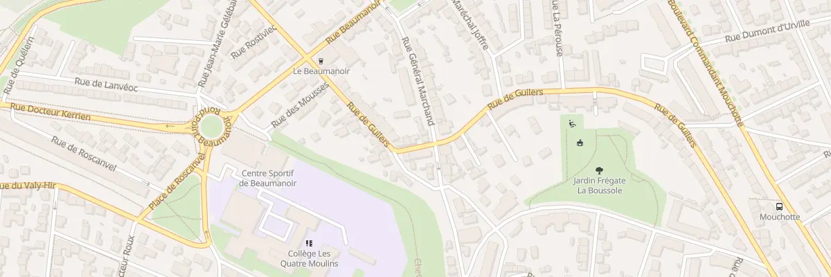 Plan du 80 Rue de Guilers à Brest