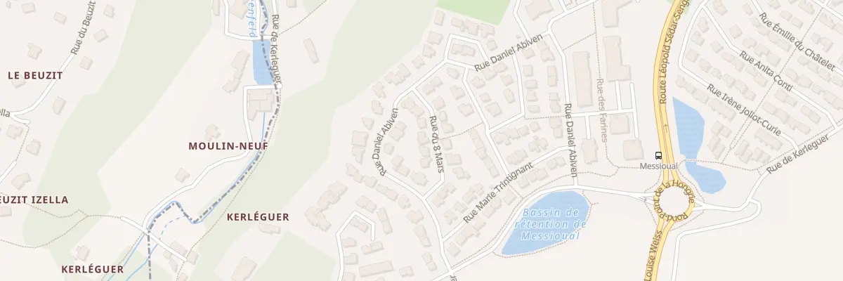 Plan du 55 Rue du 8 Mars à Brest