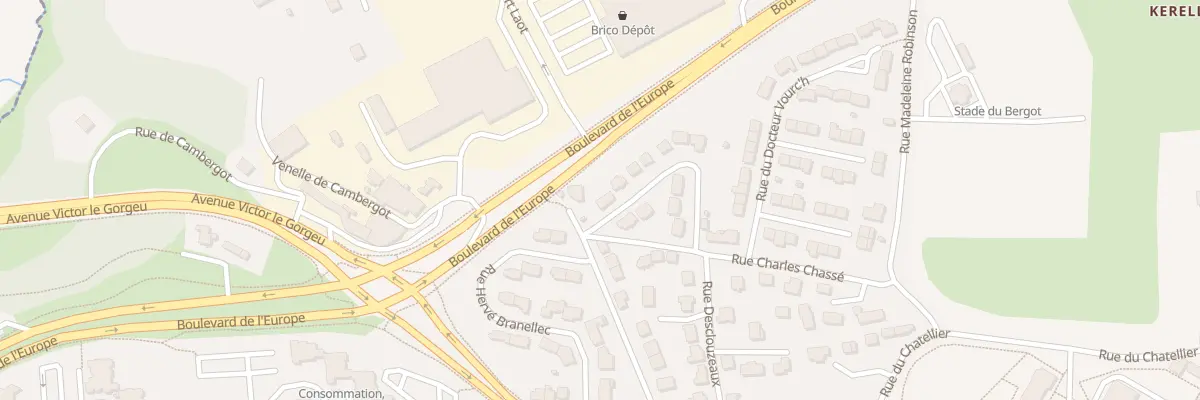 Plan du 150 Rue Jean Mor à Brest