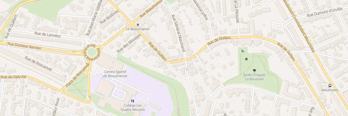 Plan du 82 Rue de Guilers à Brest