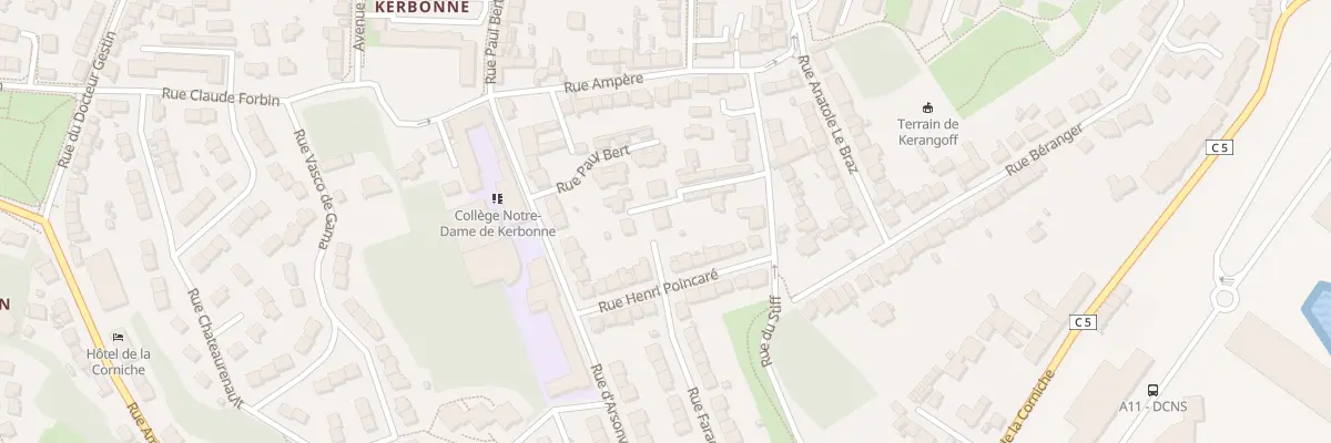 Plan du 55 Rue Faraday à Brest