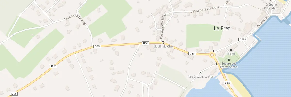 Plan du 13 Rue du Moulin du Chat à Crozon